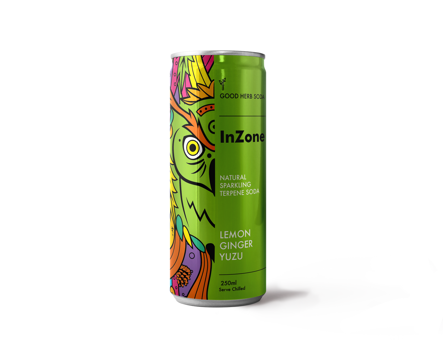 GOOD HERB SODA - INZONE 12 x 250ml Cans