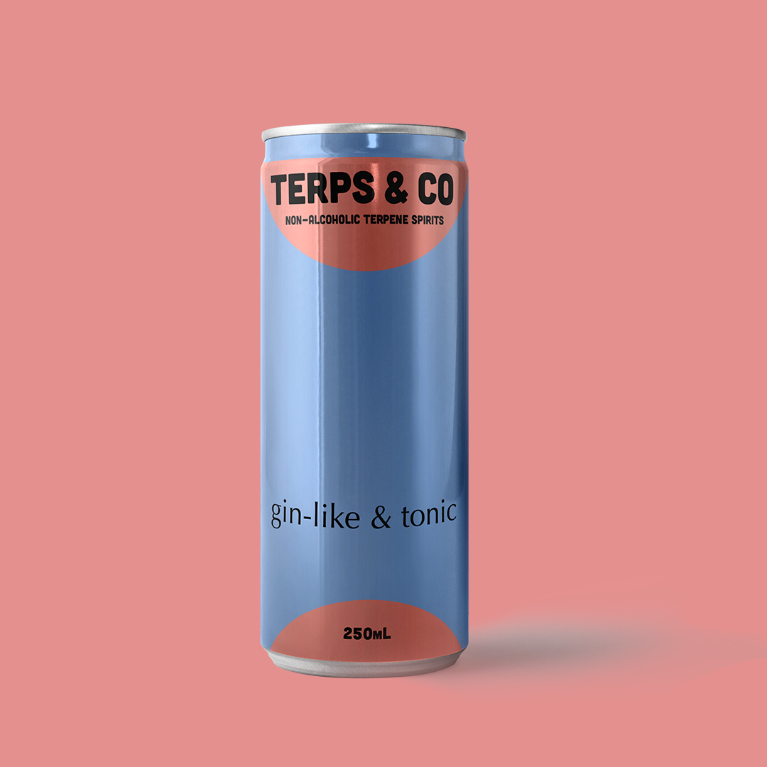 TERPS & CO GIN-LIKE AND TONIC - 10 x 250ml cans