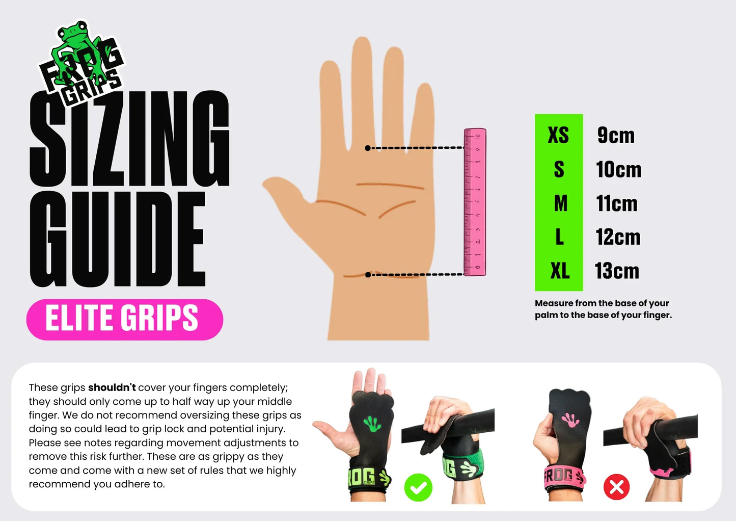 FROG GRIPS ELITE HD - FINGERLESS VERSION 4.0!